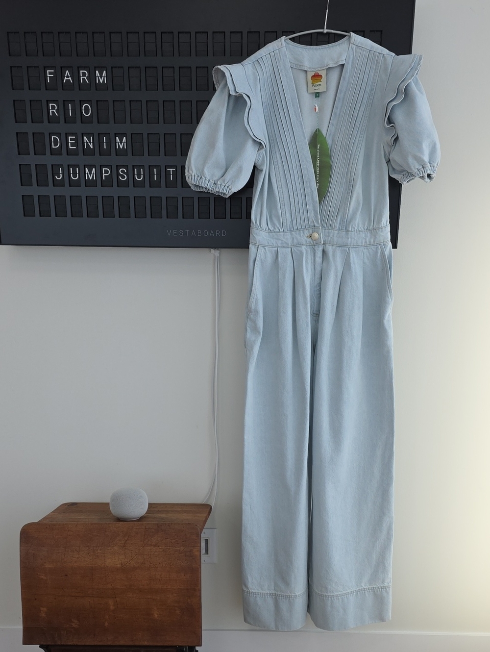 Farm Rio Denim Jumpsuit